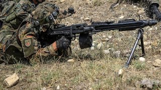 German Army MG3 Machine Gunners in Action [upl. by Layney153]