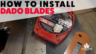 How To Install Dado Blades [upl. by Konstanze]