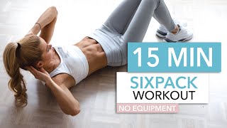 15 MIN SIXPACK WORKOUT  intense ab workout  No Equipment I Pamela Reif [upl. by Mcintyre]