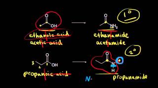 Nomenclature and properties of amides  Organic chemistry  Khan Academy [upl. by Aseneg264]