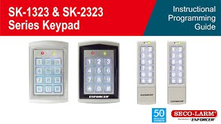 SK1323 and SK2323 Series Keypad – Programming Guide [upl. by Ahsitan]