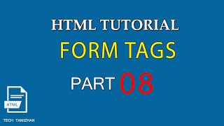 HTML Tutorial for Beginners Tamil  08  HTML FORM TAGS [upl. by Aloek]