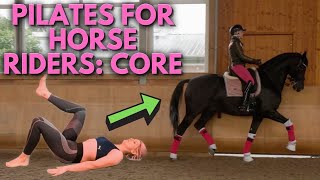 3 STEPS TO BE FIT TO RIDE A HORSE CORE EXERCISES  Pilates for Horse Riders Part 23 [upl. by Prud]