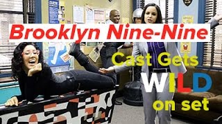 Brooklyn NineNine cast gives us the wildest set tour yet [upl. by Lehsreh]