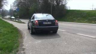 Passat W8 Sound by Individual Exhaust [upl. by Leese]