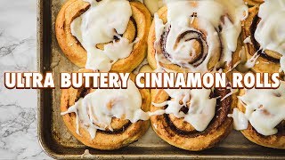 Homemade Buttery Brioche Cinnamon Rolls [upl. by Kaia]