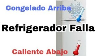 Refrigerador no Enfría abajo [upl. by Liagiba434]