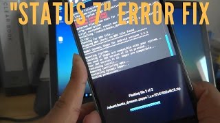 How to Solve Status 7 Error when installing custom rom  LG G3 CyanogenMod 141 [upl. by Cahra]