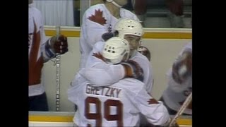 Wayne GretzkyMario Lemieux Highlights  1987 Canada Cup [upl. by Sidney]