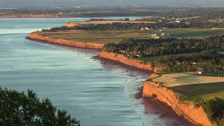 Tidal Time Lapse Blomidon Nova Scotia Bay of Fundy [upl. by Berstine]