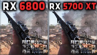 RX 6800 vs RX 5700 XT Benchmark – 59 Tests [upl. by Chelton90]