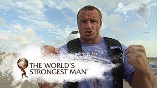 2009 Plane Pull Mariusz Pudzianowski  Worlds Strongest Man [upl. by Anitnatsnok]