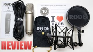 RODE NT1A Cardioid Condenser Microphone  Unboxing amp Review [upl. by Pineda]