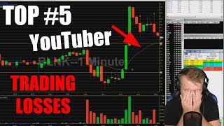 Top 5 YouTuber Live Trading Losses with Reactions [upl. by Fiorenze494]