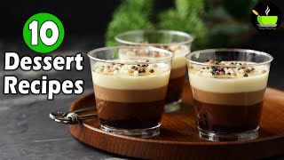 10 Easy Dessert Recipes  10 Easy Indian Desserts to Make at Home [upl. by Enhpad616]