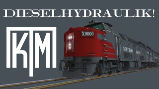 Krauss Maffei Americas Diesel Hydraulic Locomotives [upl. by Suiratnod]