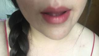 ASMRWET MOUTH SOUNDS TONGUE CLICKING LIGHT KISSES [upl. by Aicileb]