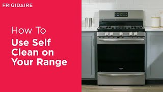 How To Use Self Clean On Your Range [upl. by Yancy]