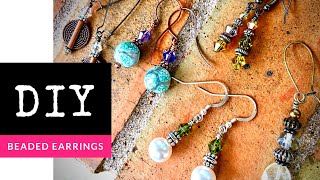 How To Make Beaded Earrings With The Bead Place [upl. by Maighdiln]