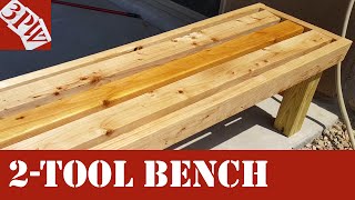 Two Power Tool Backyard Bench [upl. by Nnep496]