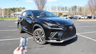 2021 Lexus NX 300 F Sport Start Up Test Drive Walkaroud and Review [upl. by Neraj]