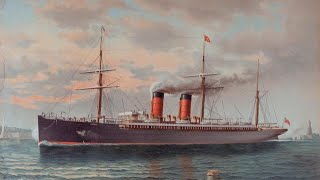 Cunard Line March 1884 [upl. by Ellehcin450]