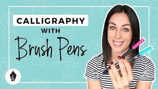 Beginners Guide To Using Brush Pens for Modern Calligraphy [upl. by Sabu]