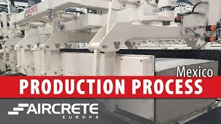 Autoclaved Aerated Concrete AAC Production Process  Mexico [upl. by Swisher]