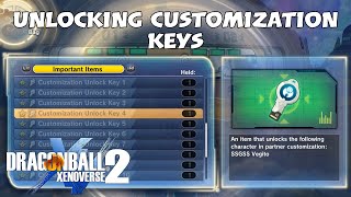 Unlocking All The Partner Customization Keys  Dragon Ball Xenoverse 2 [upl. by Ag871]