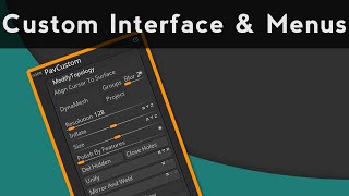 045 ZBrush Custom Interface and Menus [upl. by Jen]