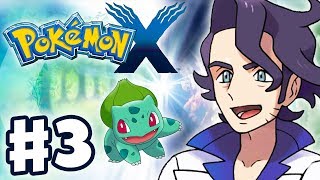 Pokemon X and Y  Gameplay Walkthrough Part 3  Professor Sycamore Battle Nintendo 3DS [upl. by Acirret604]