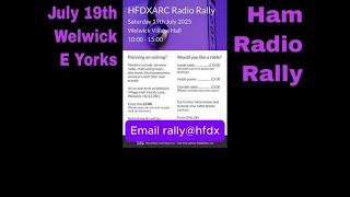 Ham Radio Rally Local HamFest July 2025 Welwick East Yorkshire Humber Fortress Amateur Radio Club [upl. by Yeleek856]