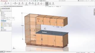 Cabinetry in SOLIDWORKS  Part 1 [upl. by Shermie]