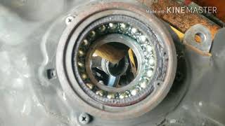 How to Replace Honda Accord Front Wheel Bearings [upl. by Jehias]