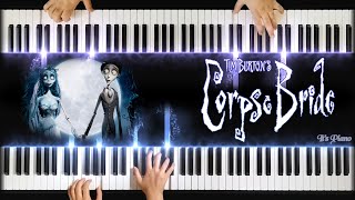 The Piano Duet from Tim Burtons Corpse Bride by Danny Elfman  Piano Synthesia  Original Version [upl. by Aicenet]