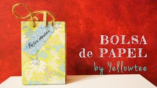 Tutorial DIY  Cómo hacer bolsas de papel fácil [upl. by Rochella]