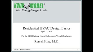 Part 1  Residential HVAC Design Basics [upl. by Trevlac]