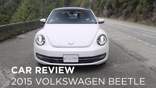 2015 Volkswagen Beetle  Car Review  Drivingca [upl. by Gilberta716]