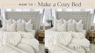 How to Make a Cozy amp Fluffy Bed \ 6 Steps [upl. by Wini]