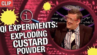 QI Experiments  Exploding Custard Powder [upl. by Taro]