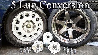 DIY 5 Lug Conversion on your Car or Truck [upl. by Alimaj]