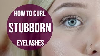 The BEST Method For Curling Stubborn Lashes [upl. by Marianne655]