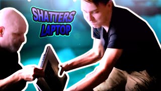 LUNATIC KID SHATTERS LAPTOP [upl. by Burl]