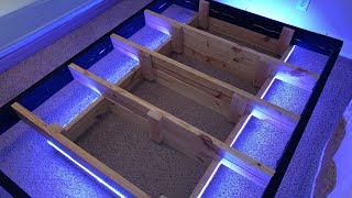 Queen Size DIY Floating Bed Frame [upl. by Favianus]