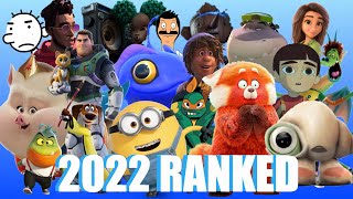 Animated Films of 2022 Ranked [upl. by David]