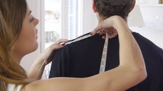 Measure Yourself for a Suit and Shirt  How to Measure Shoulder Width [upl. by Letney505]