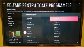 Editarea si aranjarea canalelor la Televizor LG in functie de preferinte [upl. by Nabe142]