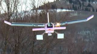 RC Twin Snow Plane [upl. by Lurline]