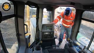 Komatsu D475A5 Bulldozer In Cab View [upl. by Child]