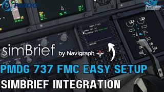 PMDG 737 and Simbrief Integration [upl. by Halladba]